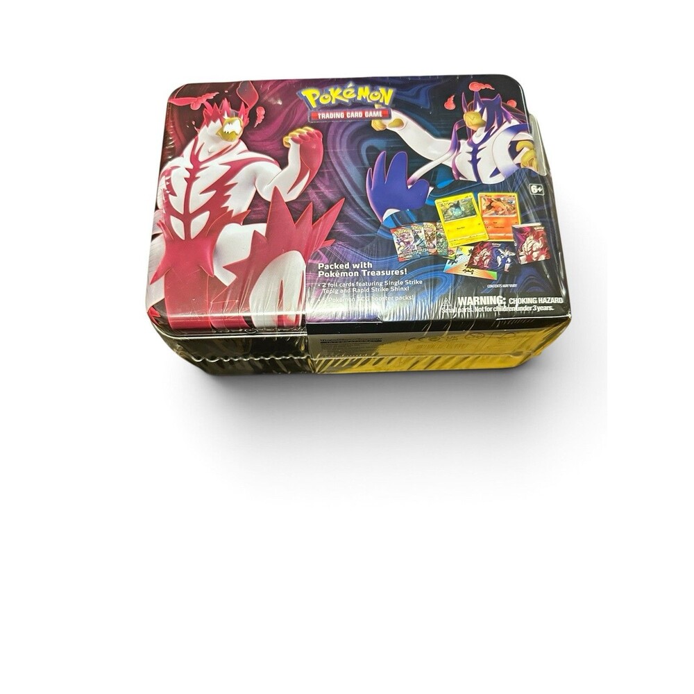 Pokemon Collector's Chest Tin Battle Styles Lunchbox Sealed